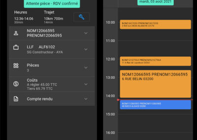 Consultation et Mise à jour sur smartphone